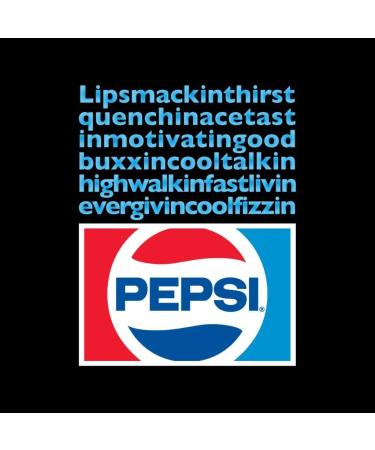 All+Every Pepsi Lip Smackin Thirst Quenchin Men's T-Shirt XL Black - Buy Online on SooperMarket.com