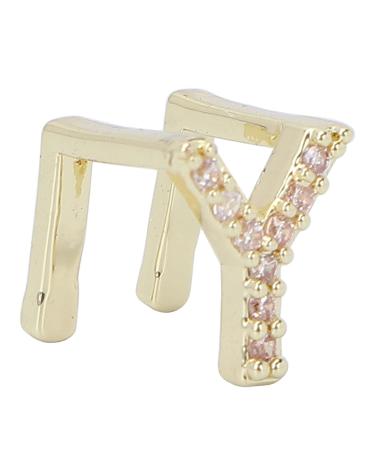 Hip Hop Tooth Brace Fake Teeth Decoration Durable Brass Electroplated Birthday Gift for Hip Hop Fans (Gold) Y Gold