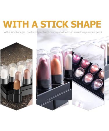 Angoily 12pcs 12 Shadow Box Highlighters Glitter Eye Shadow Girl Makeup Supplies Boxed Tool - Buy Online on SooperMarket.com