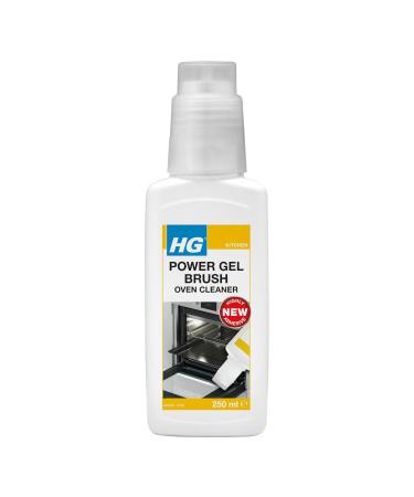 HG Power Gel Brush Oven Cleaner Burnt on Grease Remover Over Degreaser Kitchen Cleaner 250 ml