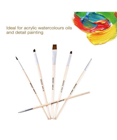 6-Piece Makeup Brush Set for Face Eyes & Lips - Multifunctional Nylon Brushes for Beginners & Pros | International Shipping - Buy Online on SooperMarket.com