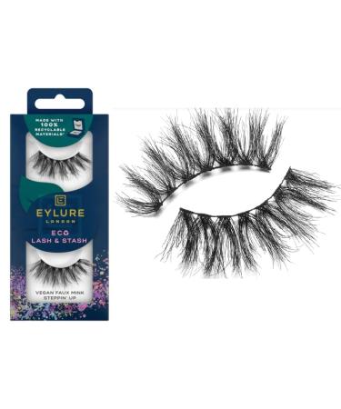 Eylure- Eco Lash & Stash Vegan Faux Mink False Eyelashes- Steppin' Up