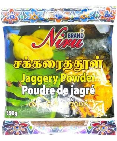 Niru Jaggery Brown Powder | 350G | Natural Sweetener | No Preservatives Added | Jaggery Powder | Hand Crushed Gur Powder | Gluten Free | Indian Origin | Each 350G | Pack of 2 - Buy Online on SooperMarket.com