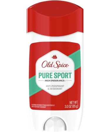 Old Spice 03891 Deodorant Stick High Endurance Pure Sport Scent 3-oz. - Quantity 3 Pure Sport 9 Ounce (Pack of 1) - Buy Online on SooperMarket.com