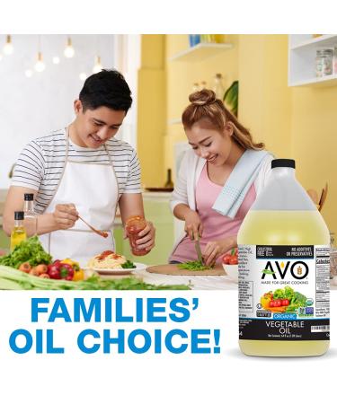 AVO ORGANIC 100% VEGETABLE Oil  64 Fl-oz (Half a Gallon) NO preservatives added - Buy Online on SooperMarket.com