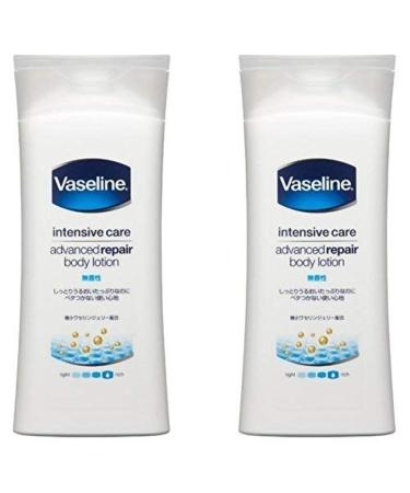 (Bulk Purchase) Vaseline Intensive Care Advanced Repair Body Lotion Unscented 200ml (x 2)