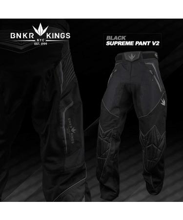 Bunker Kings V2 Supreme Paintball Pants - Small (SM) Black - Buy Online on SooperMarket.com