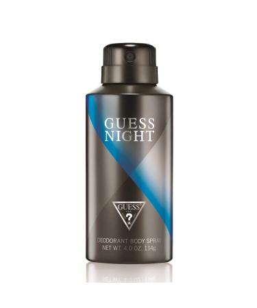 Guess Guess Night By Guess for Men - 5 Oz Deodorant Body Spray 5 Oz Pepper 4 Ounce (Pack of 1)