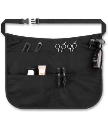 Noverlife Hair Stylist Waist Apron - 5 Pockets Adjustable Belt Bleach-Proof & Hair Resistant for Men & Women - Perfect Salon Tool for Hairdressers - Buy Online on SooperMarket.com
