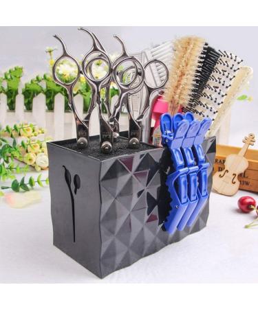 Professional Stylist Scissors Rack Holder Case - Hairdressing Combs Clips Storage Box (Black) - Buy Online on SooperMarket.com