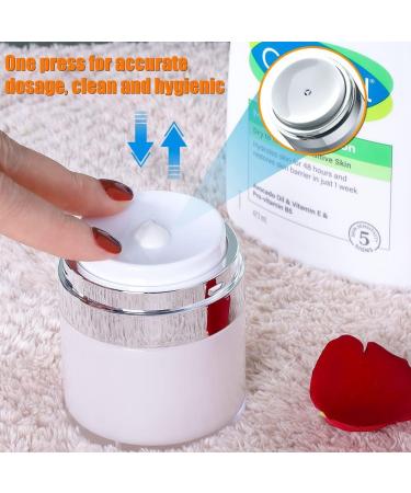 LAXED 1.7 Oz Airless Moisturizer Container Cosmetic Container with Pump New Empty Airless Travel Lotion Container - Buy Online on SooperMarket.com