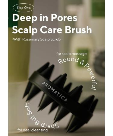 Buy AROMATICA Rosemary Scalp Care Gift Set Hydrating Treatment Scrub & Brush Sulfate Silicone & Paraben-Free International Shipping Available - Buy Online on SooperMarket.com