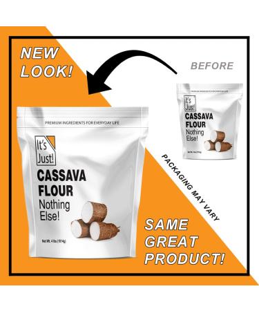 It's Just Cassava Flour 4lb - Real Yucca Root, Non-GMO, Gluten-Free Baking - Buy Online on SooperMarket.com