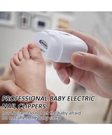 Closer Electric Nail Clipper Portable Automatic Nail Clippers for Adults Electric Nail Clippers White Easy Install Easy to Use - Buy Online on SooperMarket.com
