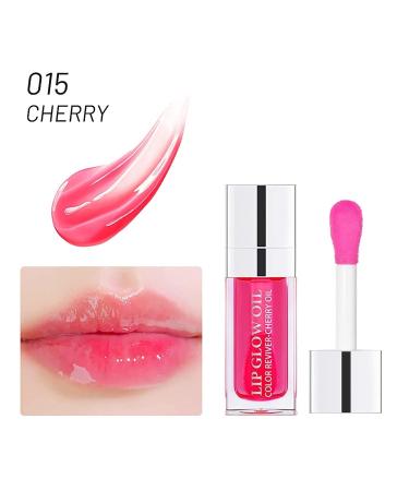 2PCS Hydrating Lip Oil Set - Plumping Gloss & Nourishing Mask | Tinted Lip Care Kit with Glitter Shine - Pink & Cherry Shades - Buy Online on SooperMarket.com