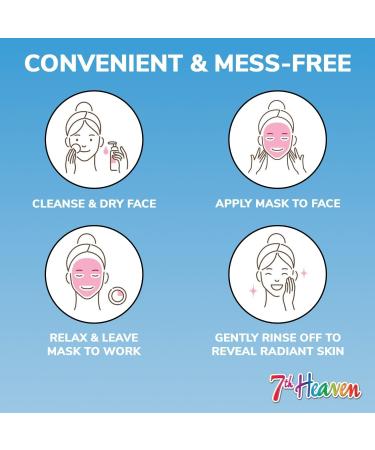 7th Heaven Coconut Cream Face Mask with Oatmeal - Smoothing - Sensitive Skin - Buy Online on SooperMarket.com