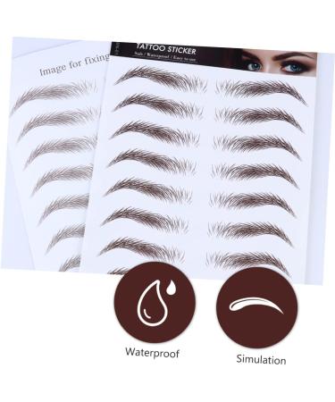 4pcs Eyebrow Stickers Eyebrows Stickers 6d Eyebrow Brow Shaper Imitation Eyebrow Make up Tool 4d - Buy Online on SooperMarket.com