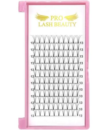 4D-D-0.10-14mm Short Stem Pre Made Fan Eyelash Extensions - Russian Volume Lashes 0.07 0.10 - 14 mm - Buy Online on SooperMarket.com