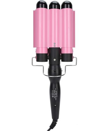 Curling Iron Wand 3 Barrel Curling Iron Wand Adjustable Hair Curler Waver Crimper Hair Styling Tool ( 32mm) Pink 32mm - Buy Online on SooperMarket.com