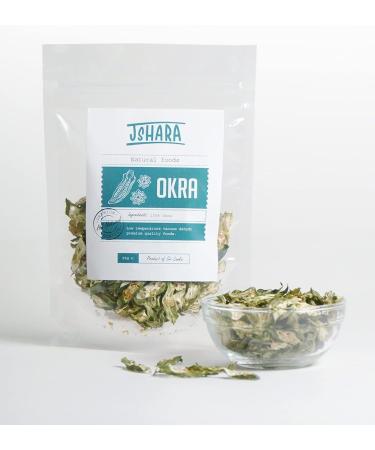 Dried Okra or lady's fingers Premium Quality dehydrated okra 25g healthy herbal tea - Buy Online on SooperMarket.com