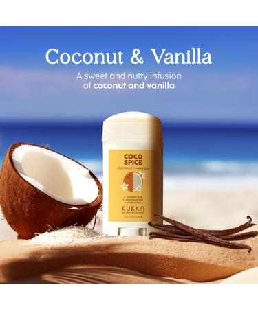 Deodorant For Both Women and Men - 2.65 Fl Oz - 100% Pure Natural Aluminum Free Alcohol & Paraben Free Long Lasting Whole Body Coconut Vanilla 2.65 Fl Oz (Pack of 1) - Buy Online on SooperMarket.com