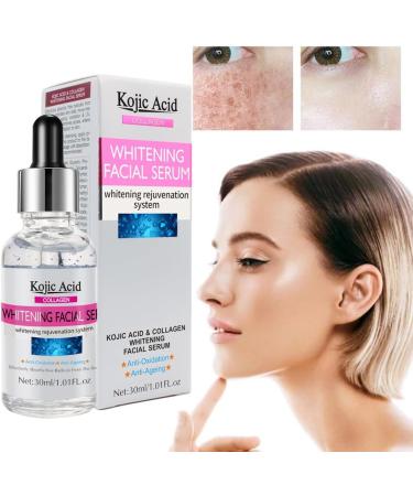 Kojic Acid Serum for Skin Clarifying Complexion Revitalization Fade Cream Anti Wrinkle Fine Lines Dark Spot Corrector Nourishing Firming Daily Skin Care Serum Plumping Anti-Aging Hydrating 1.05OZ - Buy Online on SooperMarket.com