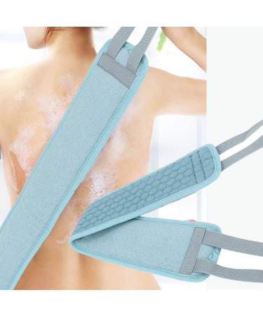 Exfoliating Loofah Back Scrubber Double-Sided Scrubbing Belt Delaying Skin Aging Men and Women Washing Back Cushion