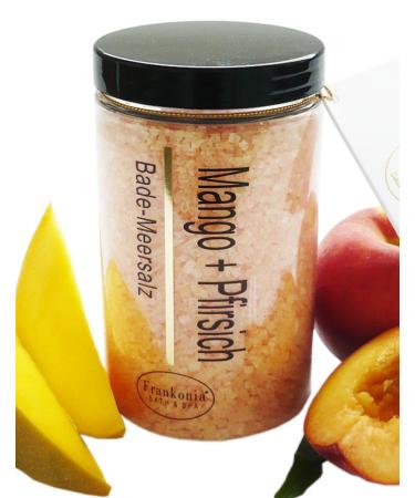 Bath Salt Mango Peach Dead Sea Salt Bath Additive 450g