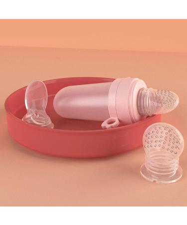 Buy Baby Food Feeding Bottle - Silicone Teether Pacifier for Toddlers | International Shipping Available - Buy Online on SooperMarket.com