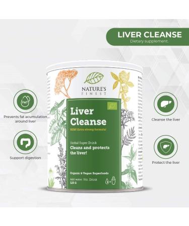 Nutrisslim Liver Cleanse Powder 125g - Natural Blend of 4 Superfoods for Liver Detox | Vegan Friendly - Buy Online on SooperMarket.com