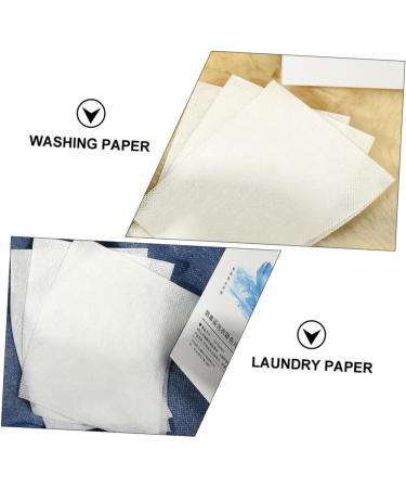 BCOATH 2 Boxes Absorbing Film Washing Machine Lint Catcher Washing Supplies Grabber Stain Remover Laundry Dyeing Cloth Laundry Color Keeper Clothes White Non-woven Fabric Blotting Paper - Buy Online on SooperMarket.com