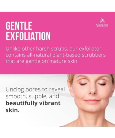 Vibriance Ultra-Gentle Exfoliating Facial Scrub and Cleanser, 4 fl oz - Unclogs Pores, Renews Skin | Sulfate-free, Paraben-free - Buy Online on SooperMarket.com