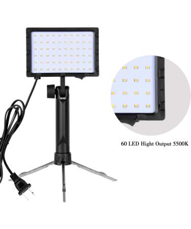 EMART 60 LED Continuous Portable Photography Lighting Kit - 2 Pack with Color Filters | Table Top Studio Light for Photo and Video Shooting - Buy Online on SooperMarket.com