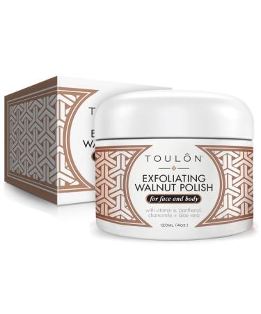 Natural Walnut Exfoliating Face Scrub for Men and Women - Facial and Body Exfoliator for Acne and Blackhead Treatment - Buy Online on SooperMarket.com