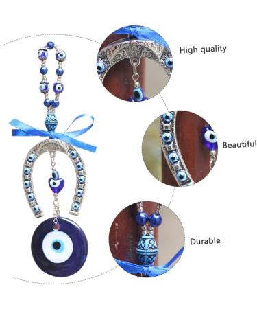 ORFOFE 1pc Blue Eyes Pendant Car Christmas Decorations Car Key Ring Turkish Evil Eye Pendant Household - Buy Online on SooperMarket.com