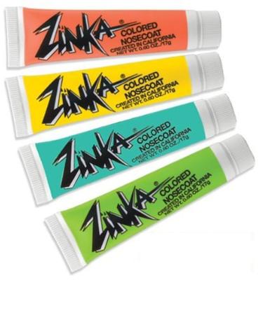Zinka 4 Pack Neon Green/Yellow/Orange/Teal