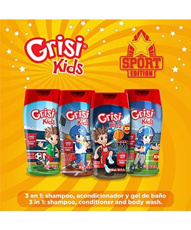 Grisi Kids Chamomile 3 in 1 Shampoo Conditioner Body Wash - Paraben Free & Hypoallergenic - 2-Pack (10.1 FL Oz Per Bottle) - Buy Online on SooperMarket.com
