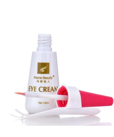 CareforYou New Professional EYE Waterproof False Eyelashes Adhesive Marie Beauty Premium Edition Eyelashes Glue - Clear White 12ml (White) - Buy Online on SooperMarket.com