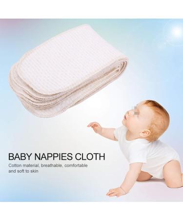Premium Reusable Baby Diapers for Newborns - Breathable Cotton 10-Pack Washable & Eco-Friendly - Buy Online on SooperMarket.com