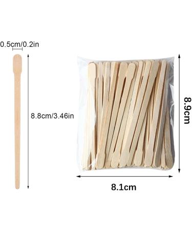 200 PC Wooden Waxing Spatula Set for Eyebrows Lips & Body - Ideal for Handicrafts & Depilation - Buy Online on SooperMarket.com