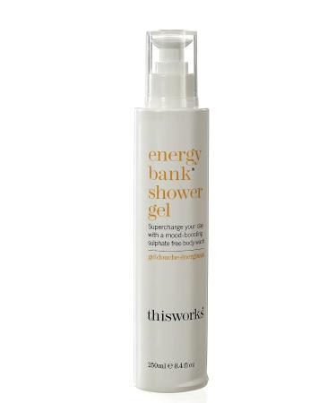 THISWORKS Energy Bank Shower Gel 250ml | Supercharge Energy | Clean & Hydrate Skin - Buy Online on SooperMarket.com