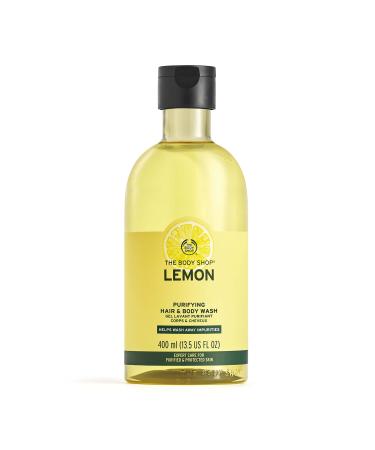 The Body Shop Lemon Purifying Hair & Body Wash 400ml  13.5 Fl Oz