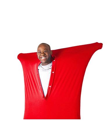 ZYUBOESO Compression Sock with Snug Sensory Sack Body Sock Calming Therapy Blanket Stress Relief Anxiety Autism ADHD ADD Tactile Items for Therapeutic Play (Color : Red Size : L/Large) L/Large Red