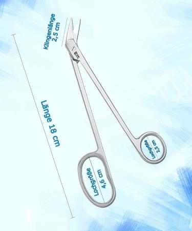 SMI Extra Long Foot Nail Scissors - Stainless Steel Pedicure Scissors for Thick Nails | 18 cm Footnail Scissors for Seniors - Buy Online on SooperMarket.com