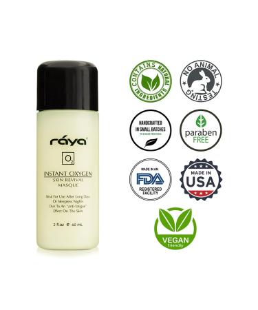 Raya Instant Oxygen Skin Revival Masque (115) - Anti-Fatigue Facial Treatment Mask for Glowing Complexion - Buy Online on SooperMarket.com