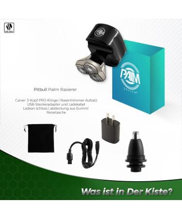 Skull Shaver Palm Ultimate Electric Razor for Men - Cordless Rechargeable Grooming Kit - Buy Online on SooperMarket.com