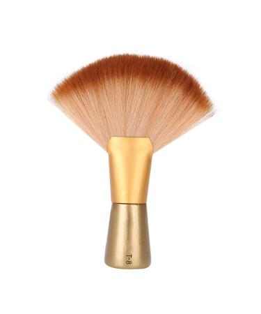 Soft Fan-shaped Brush Barber Hair Cutting Salon Neck Face Duster Brush Stylish Hair Cutting Tools Hairdressing Attachment with Handle Suit for Stylist Barber