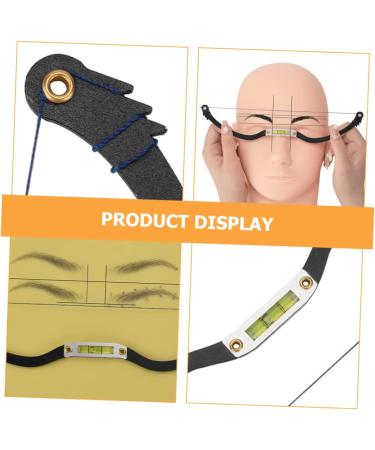 WOFASHPURET Measuring Ruler 1 Set Arch embroidery eyebrow ruler makeup stencil brow template eyebrow ruler tool measuring tool - Buy Online on SooperMarket.com