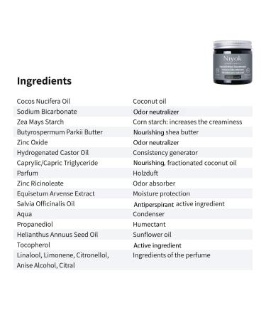 Buy Natural Cosmetics 2-in-1 Aluminum Free Deodorant & Antiperspirant - Oriental Wood Scent 40 ml | Eco-Friendly Long-Lasting Protection - Buy Online on SooperMarket.com