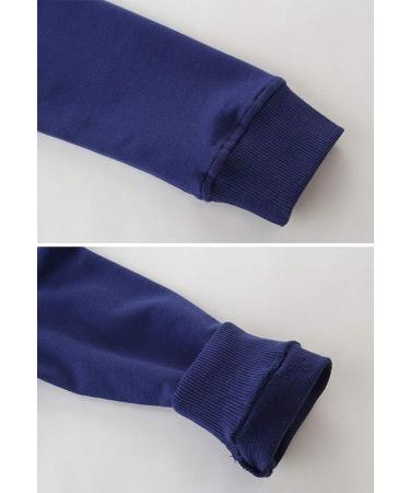 Girls Cotton Sweatshirt | Casual Long Sleeve Pullover for Toddlers | Blue | Ages 1-12 - Buy Online on SooperMarket.com